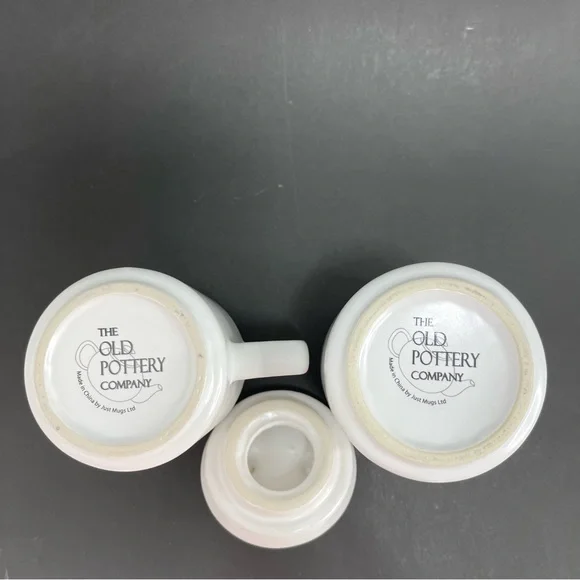 The Old Pottery Company Milk and Sugar jar - Picture 5 of 6